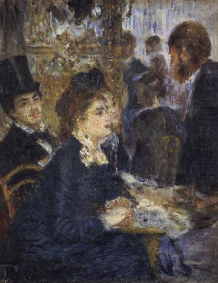 Pierre Renoir At the Cafe oil painting picture